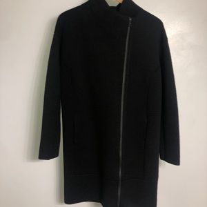 Vince  Jacket Asymmetric Mock Neck XSmall Wool